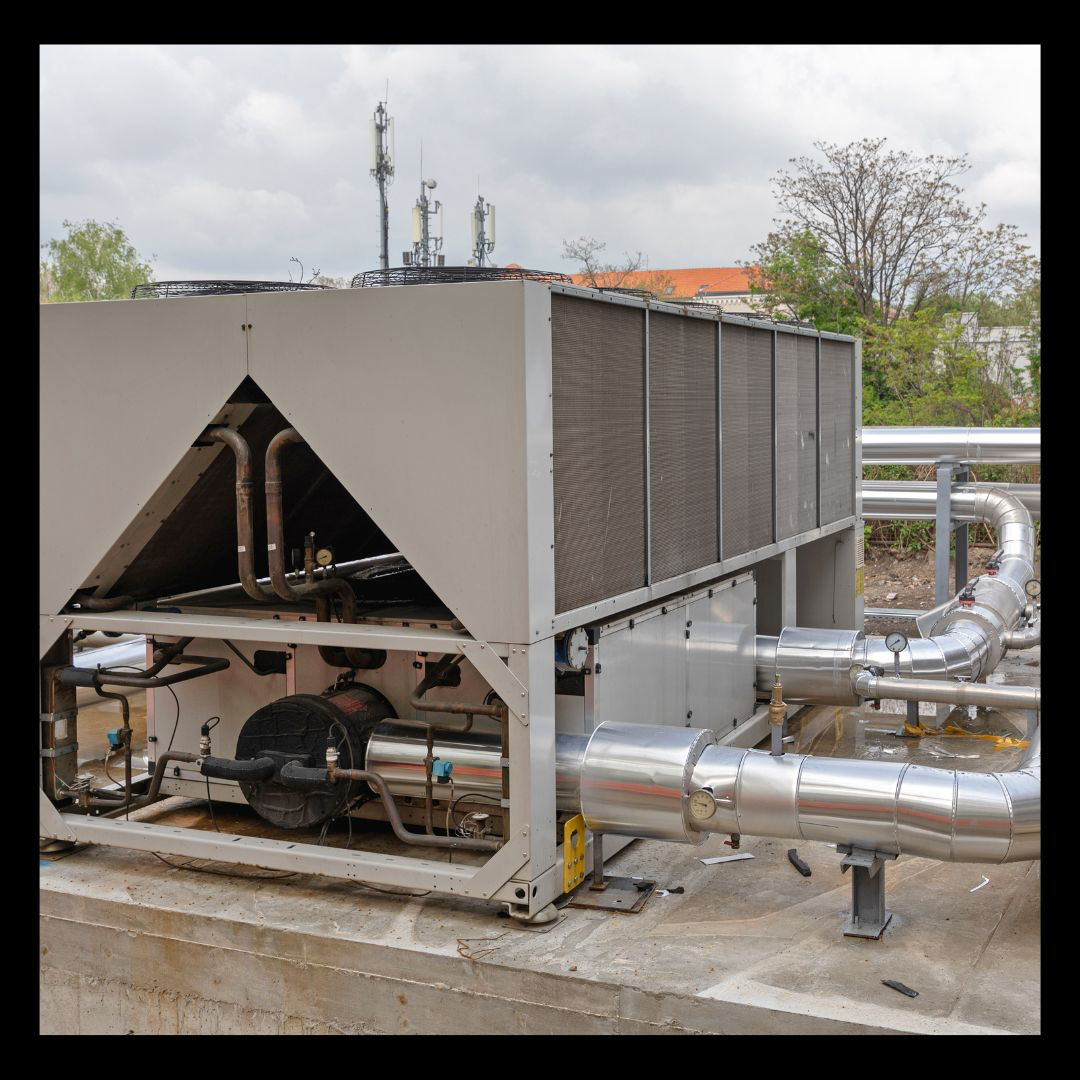 Commercial rooftop HVAC units